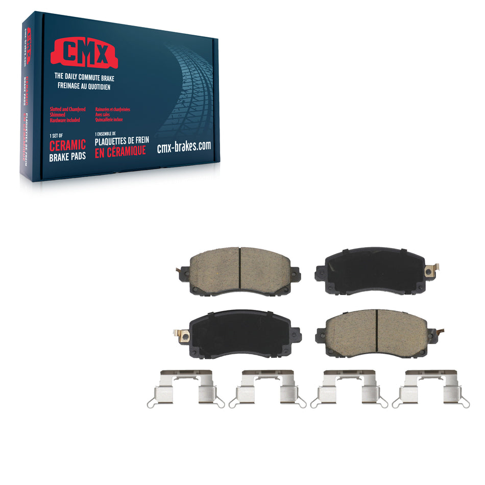 Front Ceramic Disc Brake Pads CMX-D2045 For Subaru Crosstrek Forester Outback Impreza WRX Legacy