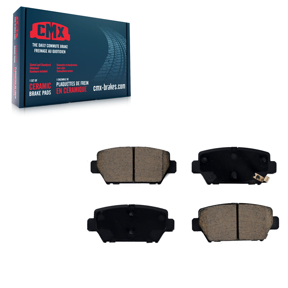 Rear Ceramic Disc Brake Pads CMX-D2156 For Mitsubishi Eclipse Cross With Manual Parking