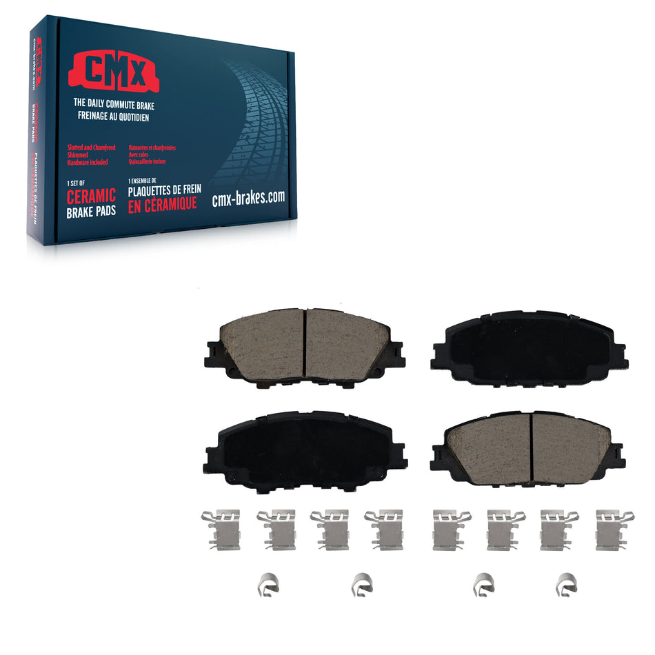 Front Ceramic Disc Brake Pads CMX-D2176 For Toyota Corolla Prius Prime