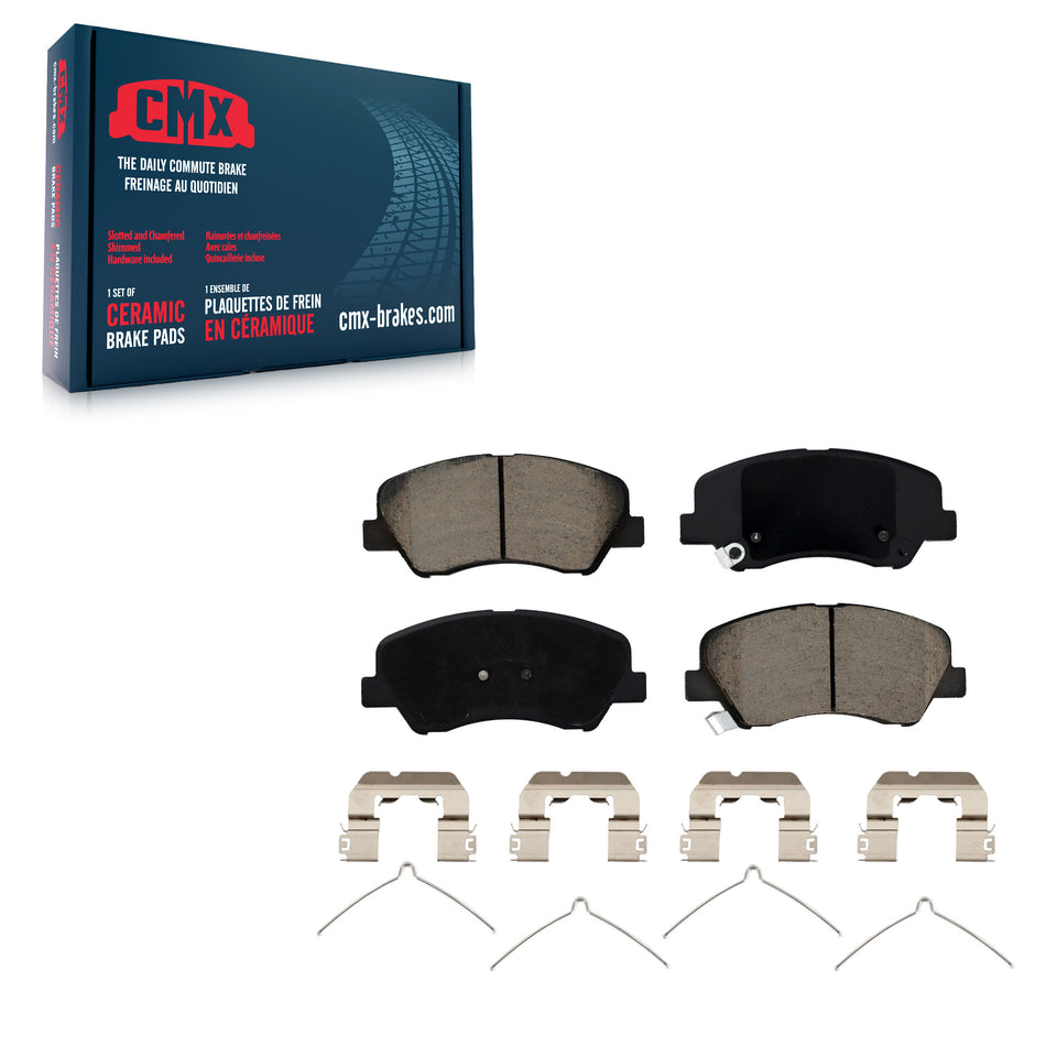 Front Ceramic Disc Brake Pads CMX-D2190 For Kia Rio Hyundai Accent