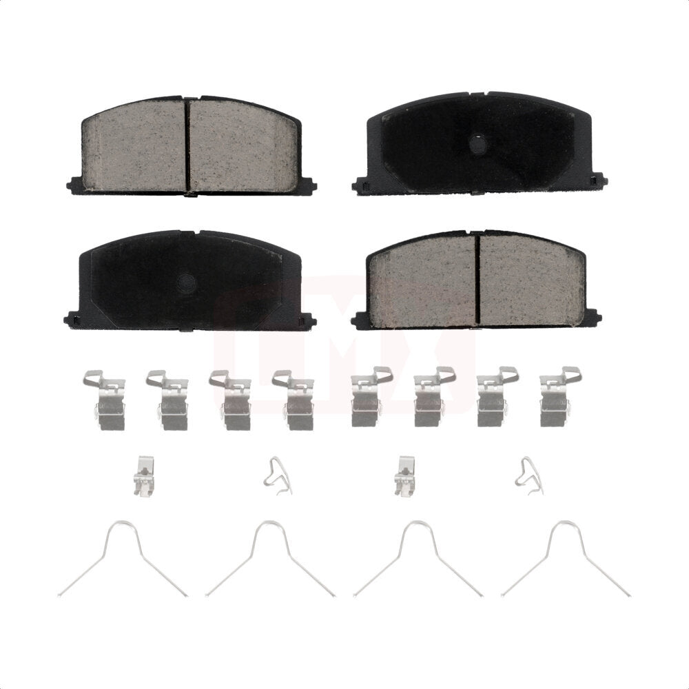 Front Ceramic Disc Brake Pads CMX-D242 For Toyota Corolla Tercel MR2 Celica Geo Prizm Paseo Camry Chevrolet Nova by CMX