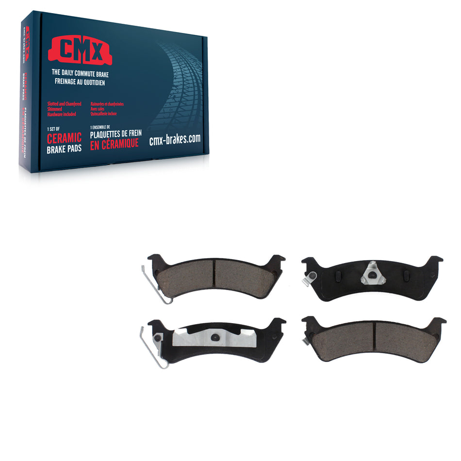 Rear Ceramic Disc Brake Pads CMX-D666 For Ford Explorer Sport Trac Jeep Grand Cherokee