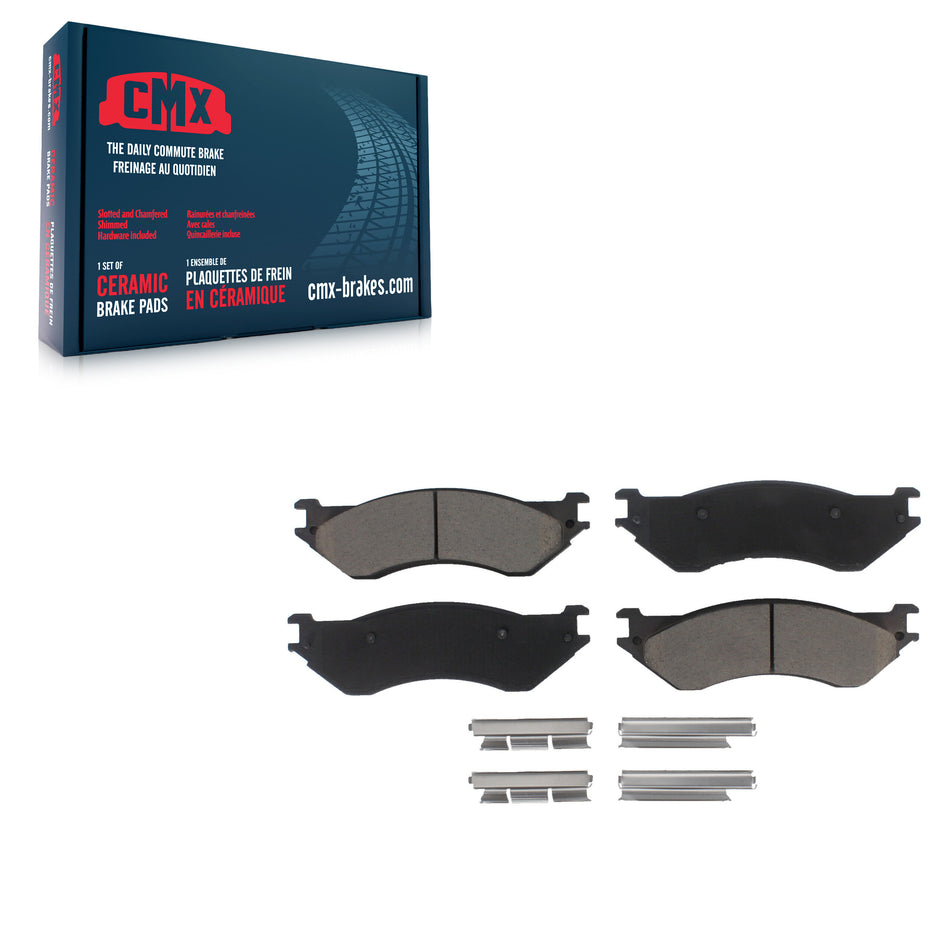 Rear Ceramic Disc Brake Pads CMX-D702A For Dodge Ram 1500 2500 3500
