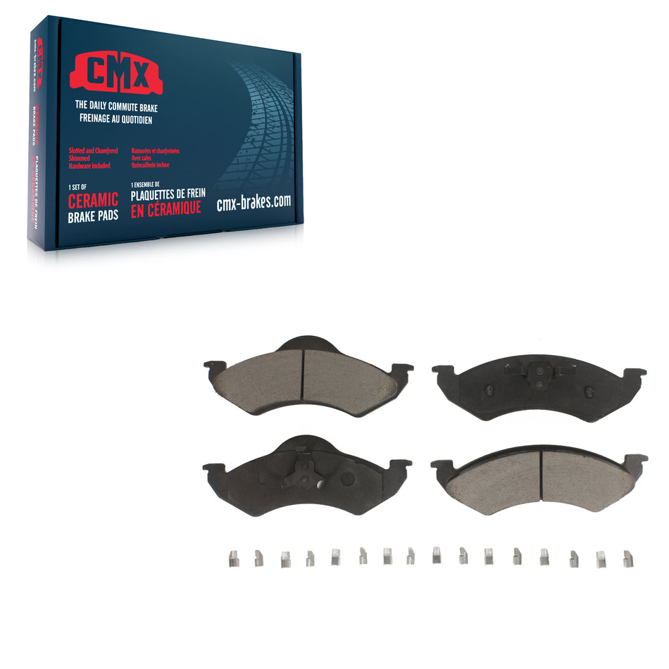 Front Ceramic Disc Brake Pads CMX-D820 For 2000-2002 Dodge Dakota Durango
