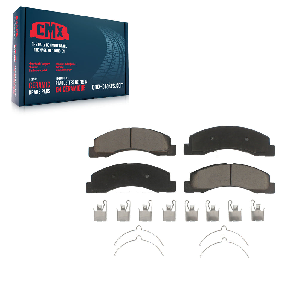 Front Ceramic Disc Brake Pads CMX-D824 For Ford F-350 Super Duty F-250 Excursion