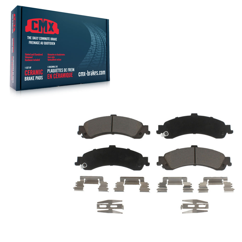 Rear Ceramic Disc Brake Pads CMX-D834 For Chevrolet GMC Silverado 1500 Sierra Avalanche Yukon Tahoe