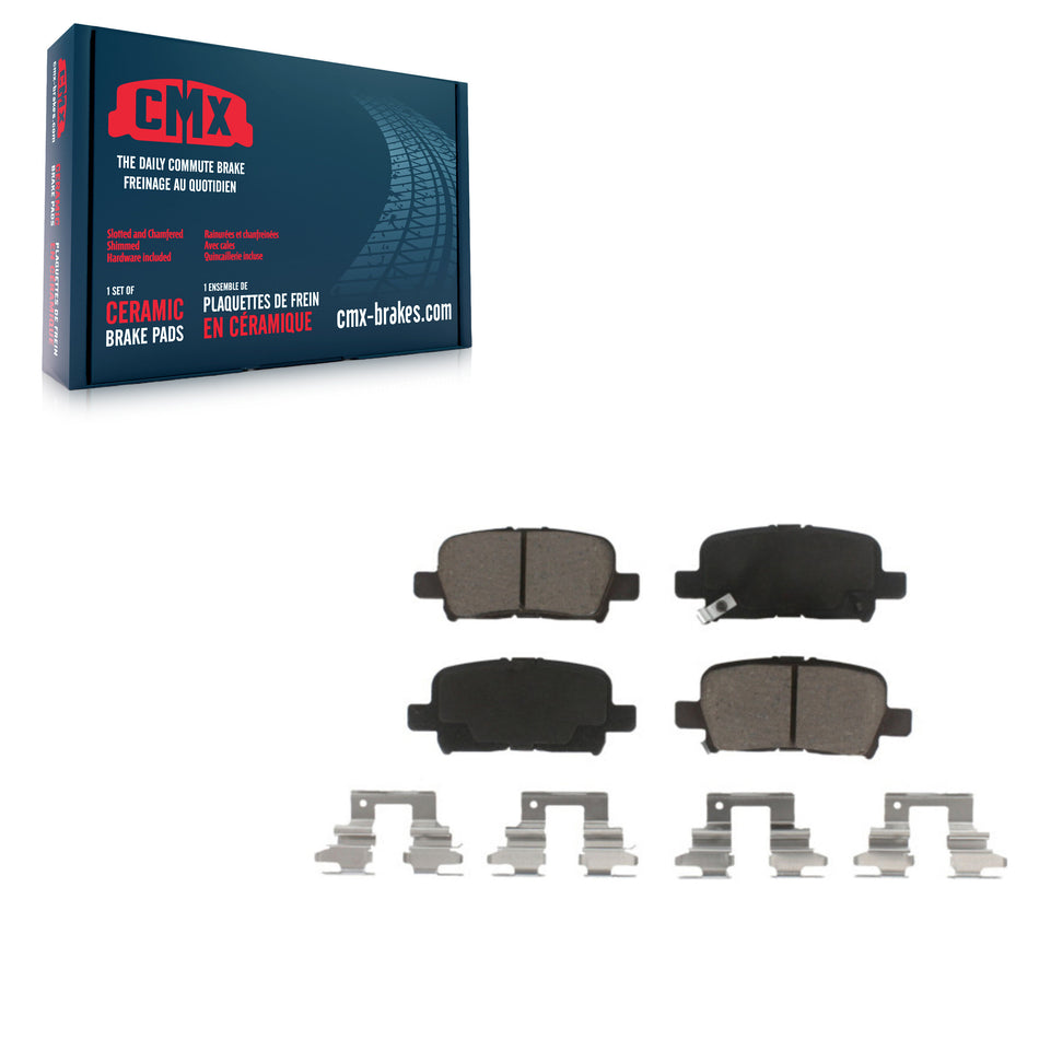 Rear Ceramic Disc Brake Pads CMX-D865 For Honda Pilot Acura MDX Odyssey