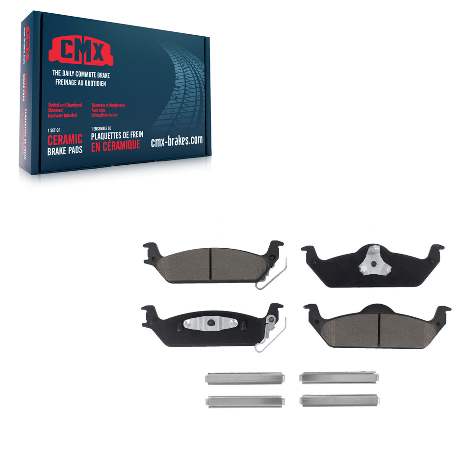 Rear Ceramic Disc Brake Pads CMX-D963 For 2002-2004 Dodge Dakota