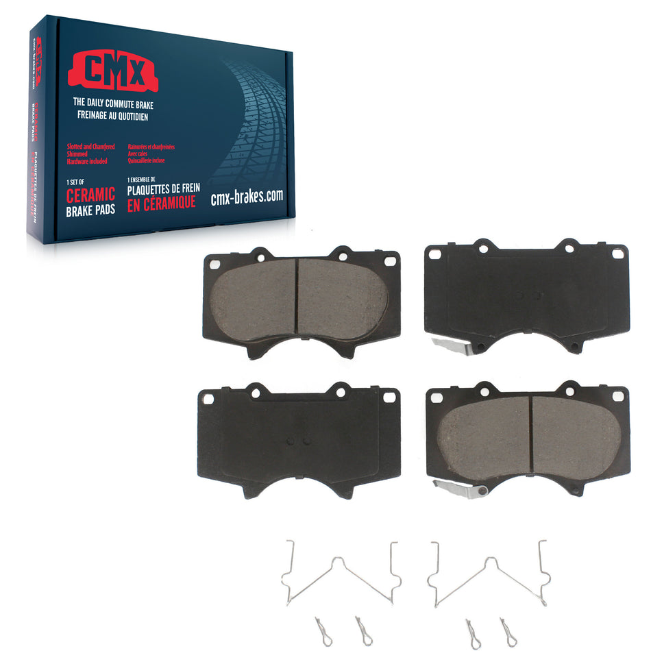 Front Ceramic Disc Brake Pads CMX-D976 For Toyota Tacoma 4Runner Tundra FJ Cruiser Lexus GX460 GX470
