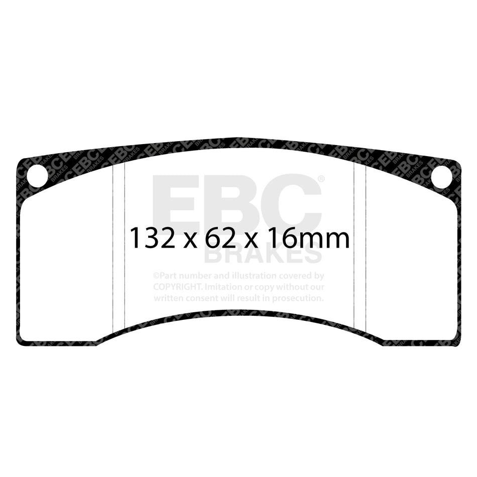 EBC Brakes Brake Pad - DP3016C