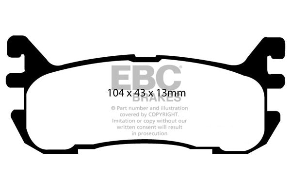 EBC Brakes Brake Pad - DP1003