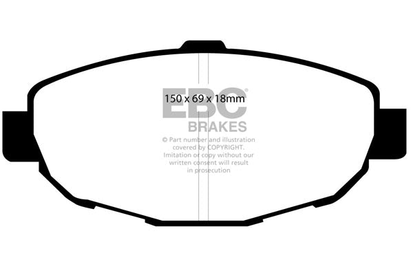 EBC Brakes Brake Pad - UD1007