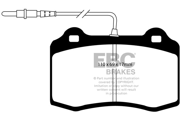 EBC Brakes Brake Pad - DP21031