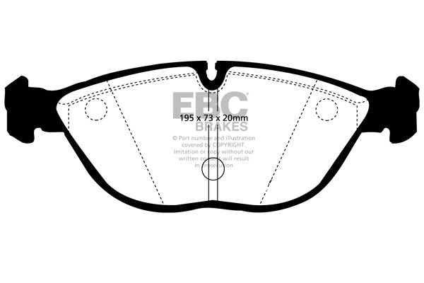 EBC Brakes Brake Pad - DP41035R