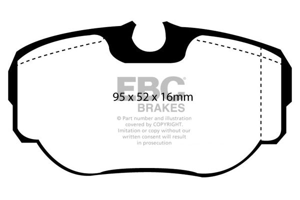 EBC Brakes Brake Pad - DP41038R