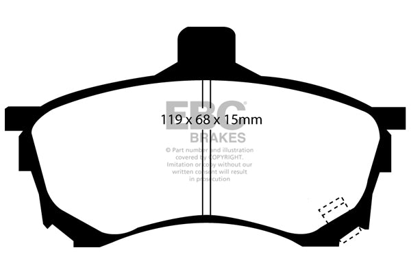 EBC Brakes Brake Pad - UD1039