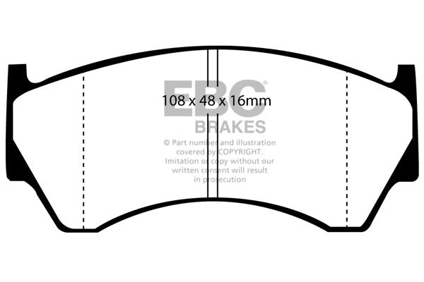 EBC Brakes Brake Pad - UD1044
