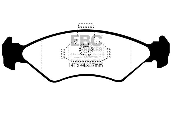 EBC Brakes Brake Pad - UD1050