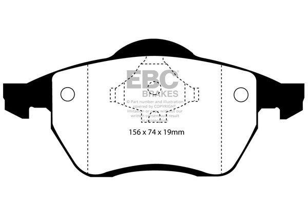 EBC Brakes Brake Pad - DP1074