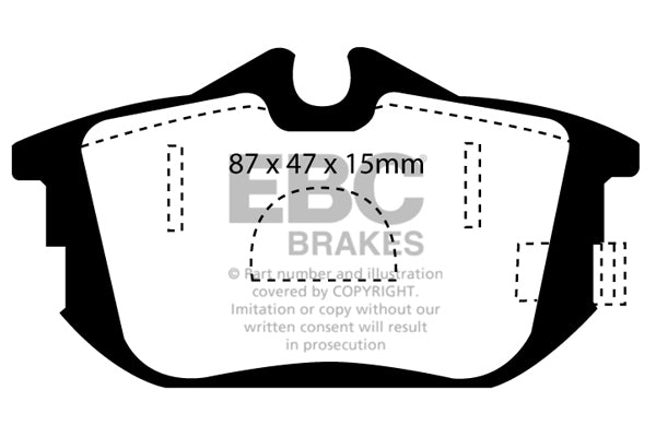 EBC Brakes Brake Pad - DP1076