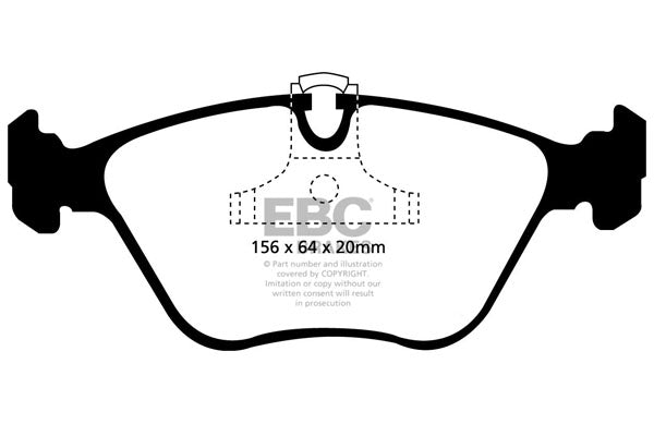 EBC Brakes Brake Pad - UD1089
