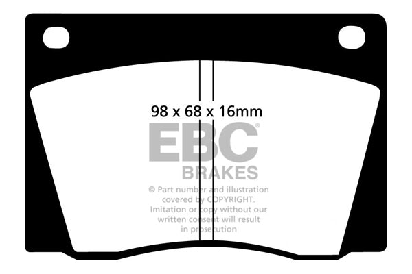 EBC Brakes Brake Pad - DP2108