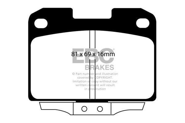 EBC Brakes Brake Pad - UD1098