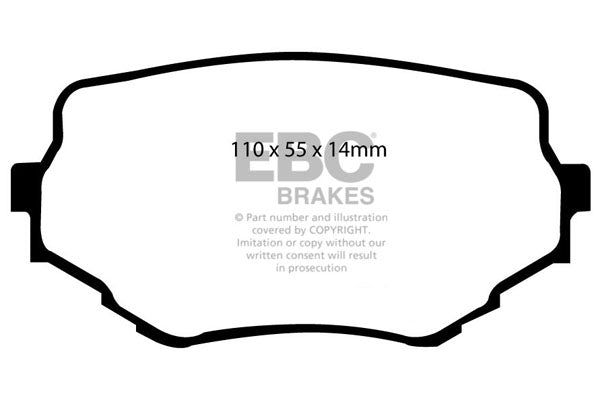 EBC Brakes Brake Pad - UD1099