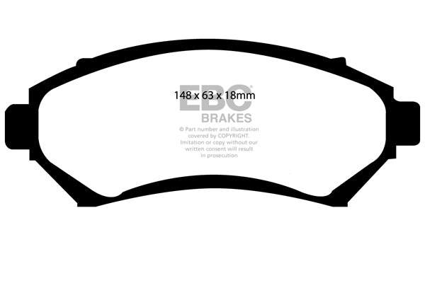 EBC Brakes Brake Pad - DP1100