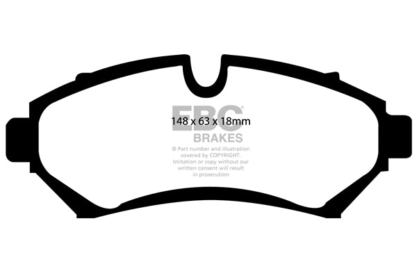 EBC Brakes Brake Pad - DP31100C