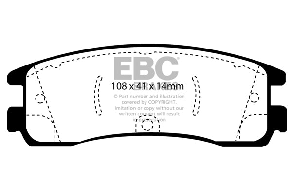 EBC Brakes Brake Pad - DP41122R