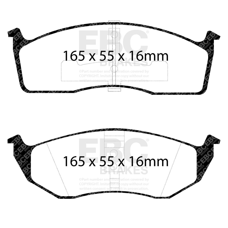 EBC Brakes Brake Pad - UD1123