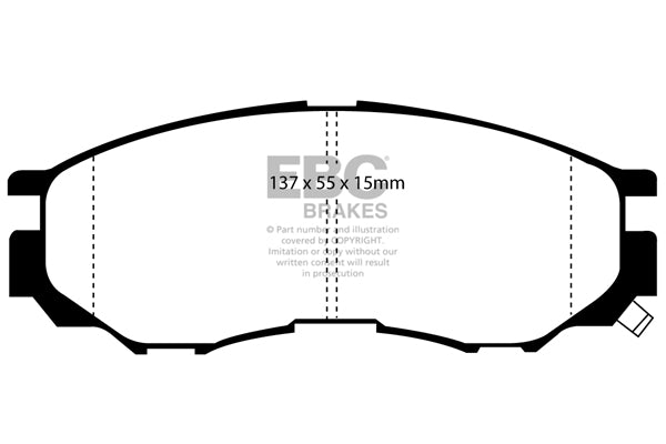 EBC Brakes Brake Pad - UD1124
