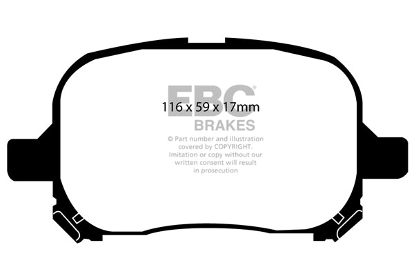EBC Brakes Brake Pad - DP41133R