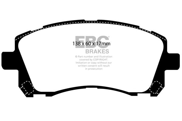 EBC Brakes Brake Pad - DP1134