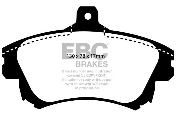 EBC Brakes Brake Pad - DP41139R