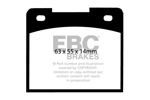 EBC Brakes Brake Pad - DP3114C