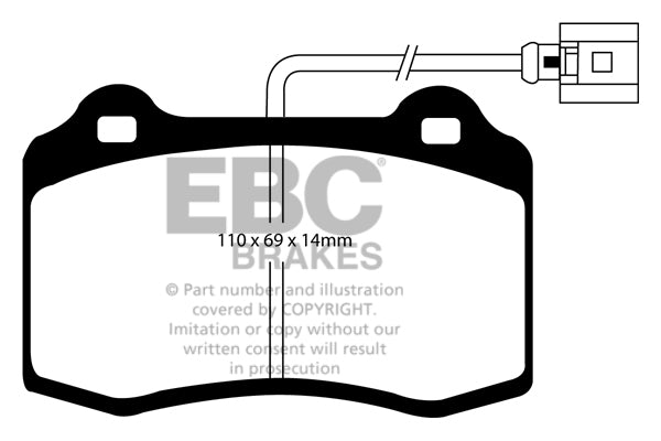 EBC Brakes Brake Pad - DP51140NDX