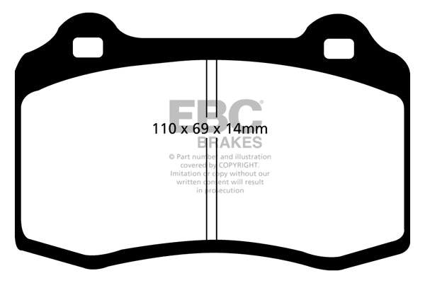 EBC Brakes Brake Pad - DP31140C