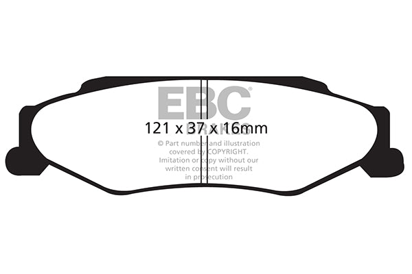 EBC Brakes Brake Pad - DP81160.16SR11