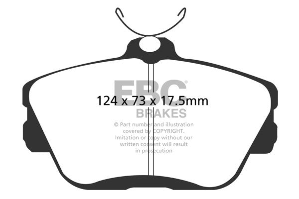 EBC Brakes Brake Pad - DP41168R