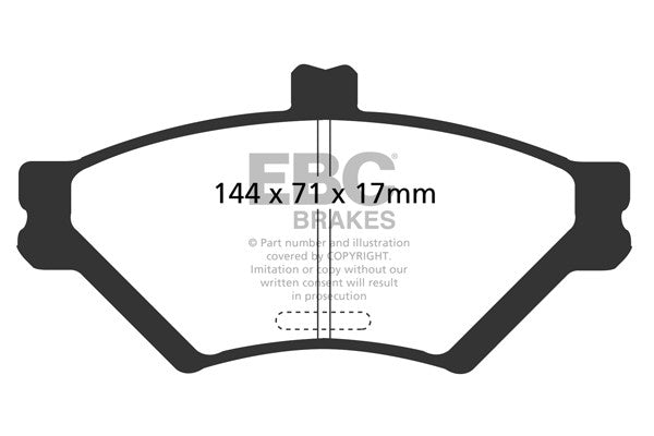 EBC Brakes Brake Pad - UD1169