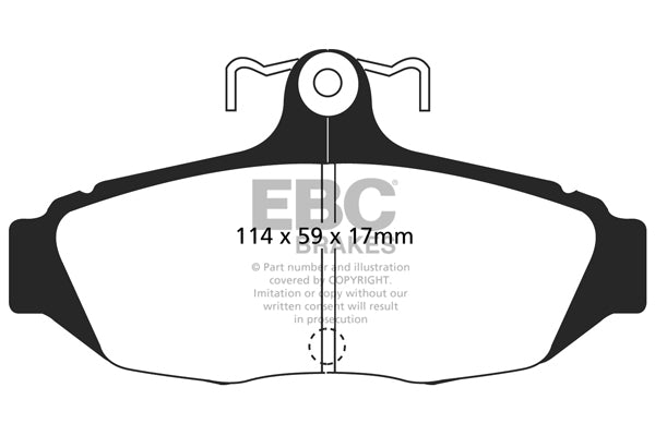 EBC Brakes Brake Pad - DP41172R