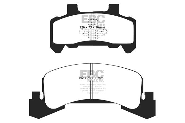 EBC Brakes Brake Pad - DP1173