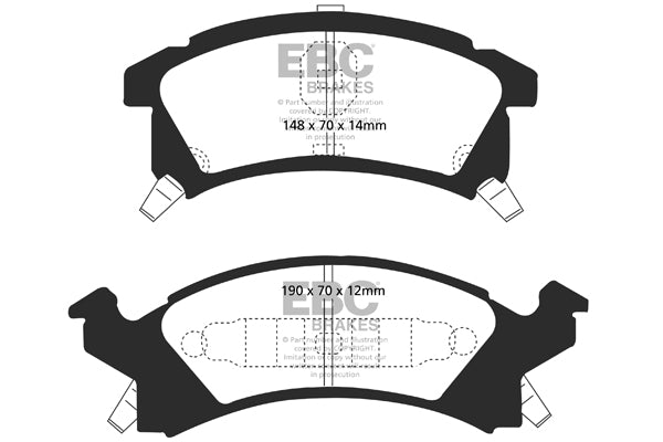 EBC Brakes Brake Pad - DP1175
