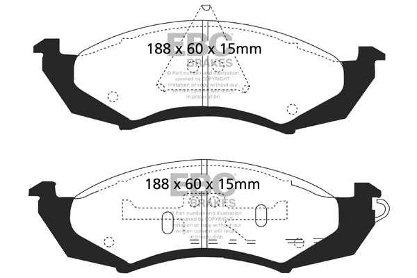 EBC Brakes Brake Pad - UD1180