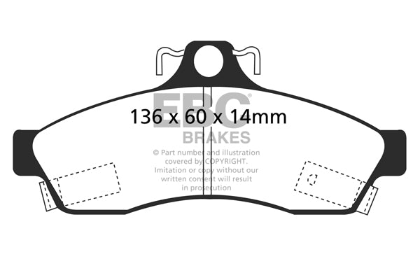 EBC Brakes Brake Pad - DP41181R