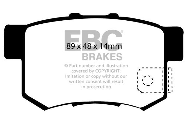 EBC Brakes Brake Pad - DP41193R
