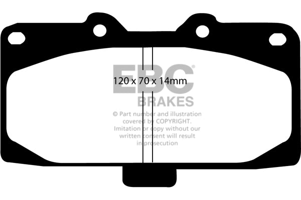 EBC Brakes Brake Pad - DP21200