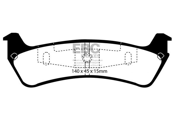 EBC Brakes Brake Pad - DP41201R